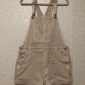 American Eagle Outfitters Beige/Tan Short Overalls